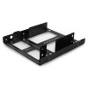 AXAGON RHD-225 Ramka metalowa do montażu 2 x 2.5 w pozycji 3.5 Czarna